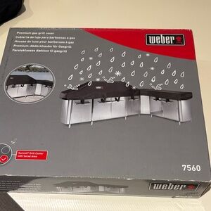 Weber Premium Gas Grill Cover - Black